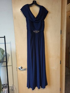 Womens Formal Evening Dress Lot Alex Evenings Blue & Green Long Gowns