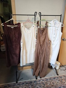 Lot of Womens Casual Dresses Overalls Corduroy Monroe & Main