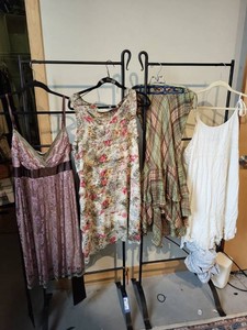 Womens Dress Lot Ralph Lauren Chicos Plaid Lace Embroidered