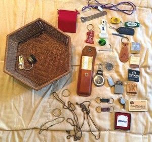Vintage Advertising Keychains Matchbooks Lighter & Pocket Tool Lot