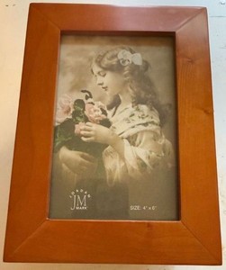 Jordan JM Mark Wooden 4x6 Photo Album Storage Box With Albums