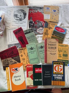 Lot of Assorted Vintage Farm Advertising Booklets Memo Books Twine Cards