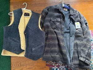 Vintage Outerwear Lot Ralph Edwards Vest Field N Forest Jacket