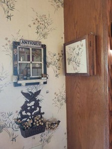 Country Farmhouse Wall Decor Lot Shadow Box Key Cabinet Cast Iron