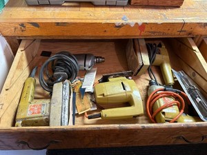 Vintage Black & Decker Corded Power Tool Lot Drills Sander Jigsaw