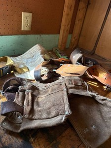 Assorted Tool Belts Aprons & Leather Holsters