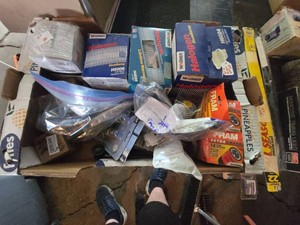 Assorted Auto Parts Lot Wagner Halogen FRAM Filters Wiper Blades