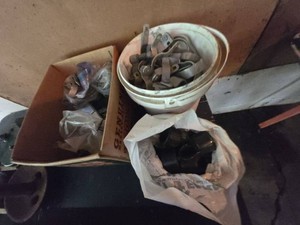 Assorted Plumbing Fittings Clamps & PVC Connectors Hardware Lot