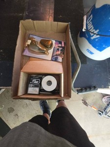 Lot of Assorted Automotive Accessories Electronics Parts in Box