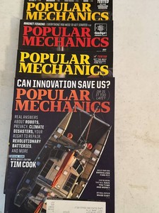 Popular Mechanics Magazine 2022 Back Issue Lot Tesla Tim Cook Pizza