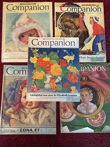 Lot of Vintage Womans Home Companion & Ladies Home Journal Magazines
