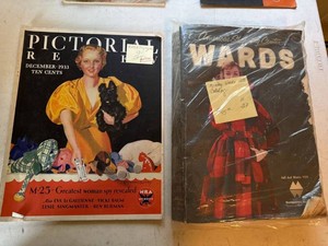 Vintage Picture Review 1933 & Montgomery Ward 1959 Catalog Lot