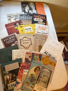 Lot of Vintage Cookbooks Recipe Pamphlets Advertising Booklets