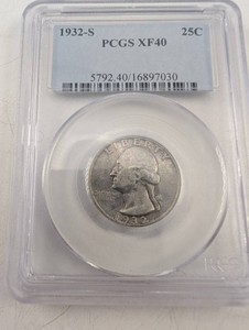 1932-S Washington Quarter PCGS XF40