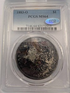1883-O Morgan Silver Dollar PCGS MS64