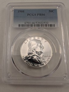 1960 Franklin Half Dollar PCGS PR66