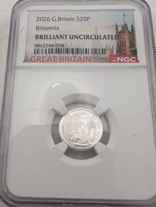 2026 Great Britain Britannia 1 oz Silver NGC BU