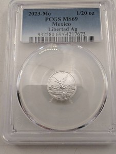 2023 Mexico Libertad 120 oz Silver Coin, PCGS MS69