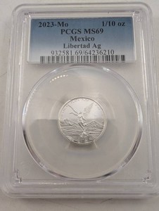 2023 Mexico Libertad 110 oz PCGS MS69 Silver Coin