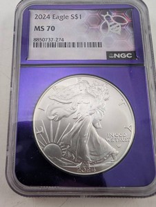 2024 NGC MS 70 American Silver Eagle $1 Coin