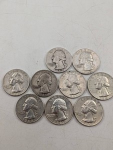 Washington Quarters, 1935-1964 (Lot of 9)
