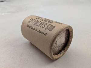 Original Roll of Franklin Half Dollars - $10 Face Value