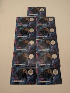 Lot of 11 Cyberpunk Lion Palladium Coin Cards