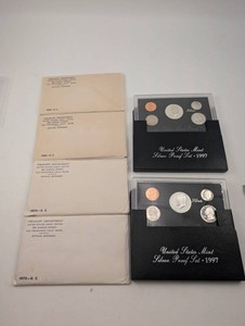 1997 United States Mint Silver Proof Sets With Envelopes (Lot of 6)