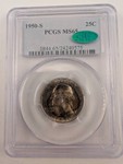 1950-S Washington Quarter PCGS MS65