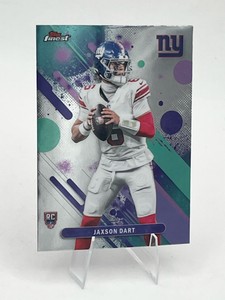 2025 Topps Finest #2 Jaxson Dart RC Rookie Card New York Giants
