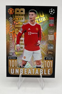 2021-22 Topps Match Attax UCC Extra - 100 Club Cristiano Ronaldo #CLU5 Soccer Card