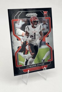 2021 Panini Chronicles Prizm Black JaMarr Chase #PB-9 RC Rookie Card Cincinnati Bengals