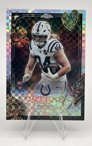 2025 Topps Chrome Fortune 15 Tyler Warren RC (#F15-30) X-Fractor Indianapolis Colts