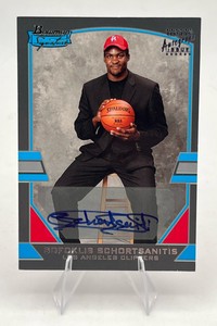 2003-04 Bowman Signature Edition #75 Sofoklis Schortsanitis Rookie Autograph Numbered (44249)