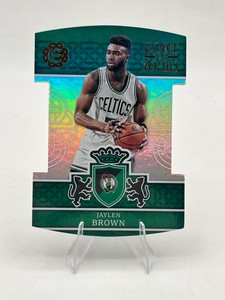 2016-17 Panini Excalibur #44 Jaylen Brown Coat of Arms Die Cut Insert RC Rookie Card Boston Celtics