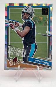 2023 Panini Donruss The Rookies Bryce Young HoloLaser #25 Carolina Panthers