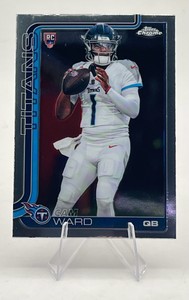 2025 Topps Chrome #314 Cam Ward RC Rookie Card Tennessee Titans