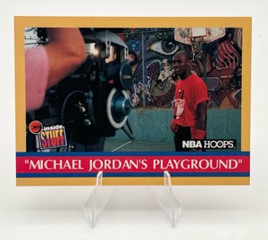 1990-91 NBA Hoops #382 Michael Jordans Playground Chicago Bulls