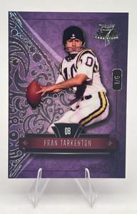 2026 Wild Card 7 Card Studs #7CDL-FT Fran Tarkenton First Print Numbered 16 Minnesota Vikings HOFer