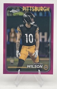 2024 Topps Chrome #230 Roman Wilson Magenta Refractor RC Rookie Card Numbered 226399