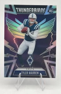 2025 Panini Phoenix Thunderbirds #21 Tyler Warren RC Rookie Card Indianapolis Colts