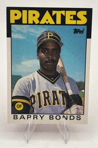 1986 Topps Traded #11T Barry Bonds RC Rookie Card Pittsburgh Pirates