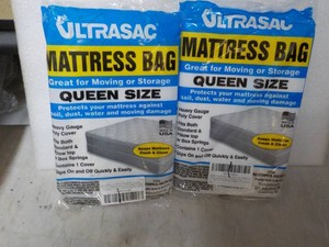 2 Queen Size Ultra Sac Mattress Bags