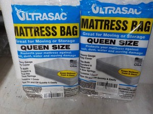 2 Queen Size Ultra Sac Mattress Bags