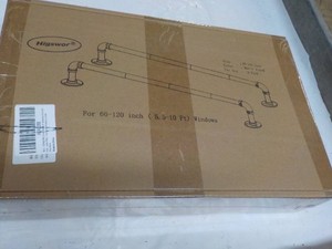 Higswor Indoor Outdoor Curtain Rods for Windows 66-120