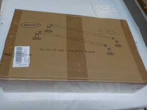 Higswor Indoor Outdoor Curtain Rods for Windows 66-120