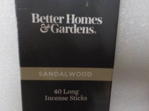 Better Homes and Gardens Sandle wood 40 pc Long License Sticks