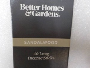 Better Homes and Gardens Sandle wood 40 pc Long License Sticks