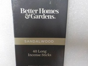 Better Homes and Gardens Sandle wood 40 pc Long License Sticks