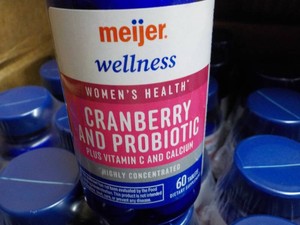 Case Meijer Cranberry and Probiotic Plus Vitamins C and Calcium past best date